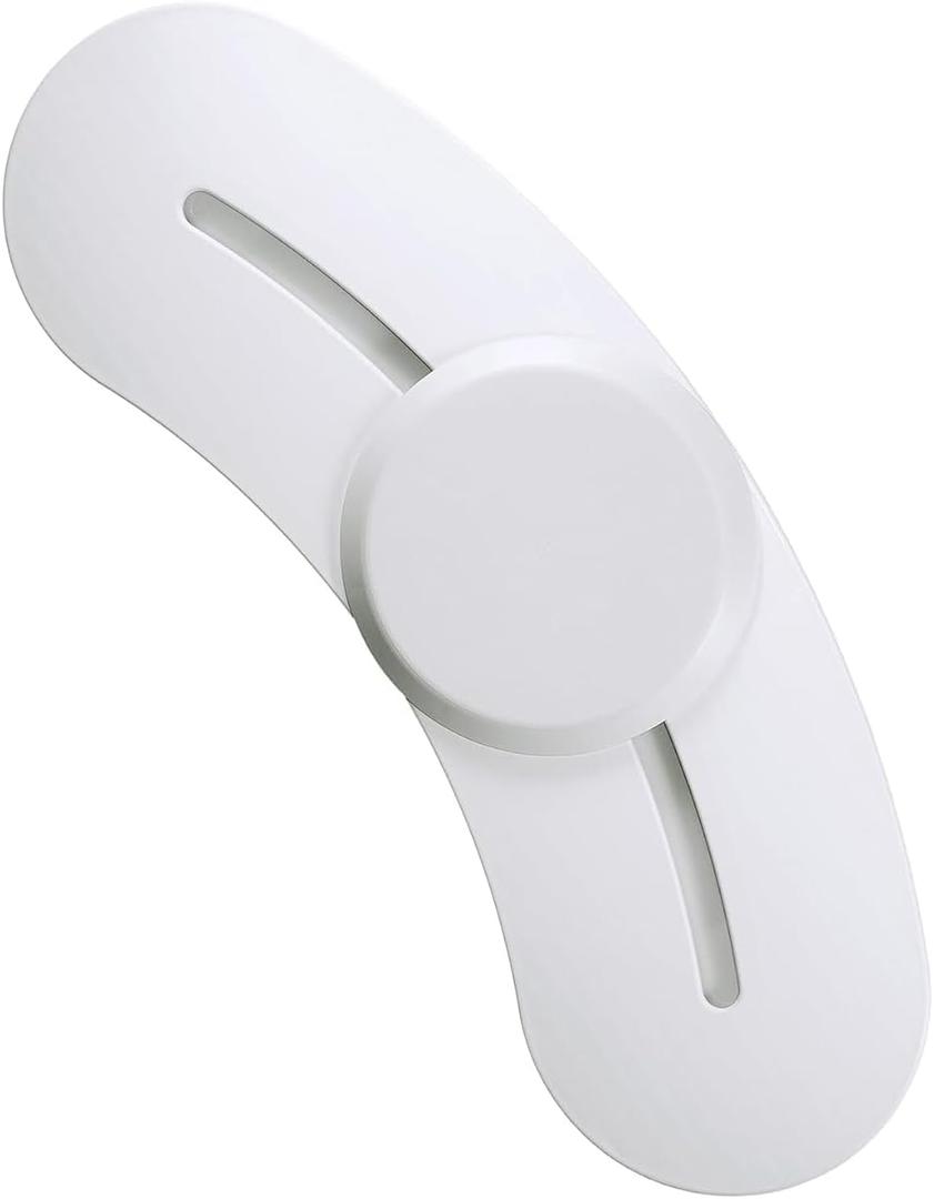 Crescent-Shaped Transfer Board with 360 Rotating Disk for Assisted Wheelchair Transfers, 400 lb Support