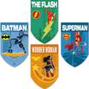 Heroes League Wall Banners, Set of 4 Super Heroes Flags Hanging Flags Banner, Indoor or Outdoor Party Decoration (4pcs-Style 2)