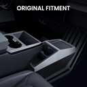 Center Console Storage Organizer Compatible with Tesla Cybertruck 2024+, Under-Screen Tray with Cup Holder, Fits Bottles, Wallet, Glasses, Phone, Charging Cables Accessory Holder