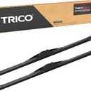TRICO Signal Premium Silicone 22 + 22 Automotive Replacement Windshield Wipers Beam Blades with Exclusive Predictive Performance Indicator and 3X Longer Life for Select Vehicle Models, 2 Pack