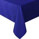 sancua Rectangle Tablecloth - 60 x 84 Inch - Stain and Wrinkle Resistant Washable Polyester Table Cloth, Decorative Fabric Table Cover for Dining Tables, Buffet Parties and Camping, Royal Blue