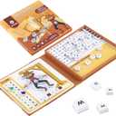 Magnetic Hangman Board Game for Kids Ages 4-10 - Reusable Travel Toys with - Airplane Educational Road Trip Essentials Screen-Free Learning,Easter Gift