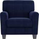 ZNSAYOTX 2 Piece Chair Covers for Living Room with Arms Anti Slip Stretch Arm Chair Slipcovers Sofa Armchair Slipcover Machine Washable Furniture Protector (Navy, Small)