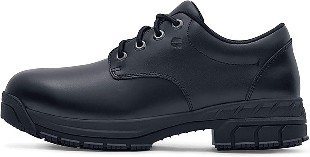 Shoes for Crews Womens Cade - Steel Toe (9.5 Wide, Black)