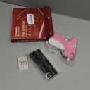 Stitch Gun for Clothes Stitchy Tagging Gun for Clothing Stitchy Quick Clothing Fixer -Includes 1,000 Black Fasteners & 1,000 White Fasteners & 6 Needles(Hotpink+White)