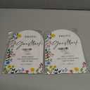 2 x Acrylic Wedding Signs Photo Guest Book Sign for Reception, 6x8" Floral Themed Arch Acrylic Table Decor, Love Is In Bloom & Baby In Bloom Decorations for Baby Shower Bridal Shower Engagement
