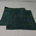 MIULEE Pack of 2 Green Throw Pillow Covers 18x18 Inch Soft Chenille Pillow Covers for Sofa Living Room Couch Solid Dyed Cases