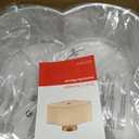 VONLUCE Semi Flush Mount Ceiling Light 15.8", 4-Light Drum Light Fixture