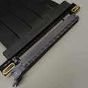 EZDIY-FAB PCIE Gen 4 16x Extreme Flexible, High Speed Riser Cable PCI Express 4.0 Port GPU Extension Card-Straight Connector [7.87in/20cm]