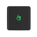 Infrared Sensor Exit Button Aluminum Alloy DC 12V 24V Wall Surface Mount IR Door Release Touch-Free Switch No Touch Exit Button with LED Indicator for Door Access Control Black