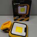 EEFOW Work Light for Dewalt Battery: Portable 2 COB Lamp 6400Lumen Bright - 64W LED Lighting for Dewalt 18V 20V Max Battery Operated Worklight for Outdoor Construction