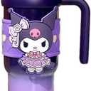 Kuromi Lolita Stainless Steel Insulated Tumbler with Lid, Straw & Handle 900ml