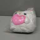 Cat Plush White Cat Stuffed Animal Toy Holding Heart with I Love You, Valentine Plush with Pink Heart for Mother's Day, Girlfriend Valentine Party Favor(White, 10 Inch)