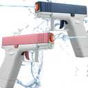 2 Pack Water Gun Squirt Guns for Kids - Mini Water Blaster Soaker 100cc Capacity Water Pistol Toys, Ideal Summer Gifts for Swimming Pool Beach Outdoor Water Toys for Boys Girls (Blue Pink)