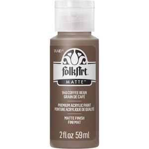 FolkArt Acrylic Paint in Assorted Colors (2 oz), 940, Coffee Bean