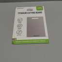 Katuchef Titan Carve Titanium Cutting Board,Siraat Pure Apex Titanium Cutting Boards for Kitchen, Double Sided Non Toxic Celuxer Board for Cutting Meat Vegetable Fruit,Easy to clean(L:13.39L*9.06W)