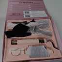 Hair Dryer Brush 6 in 1 Professional Hot Air Styler, 110,000 RPM High-Speed Negative Ionic Hair Dryer, Auto Wrap Curler Frizz-Free Airwrap for Curling Volumizing Straightening Styling Pink