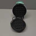 Dash Mini Waffle Maker- Compact Electric Iron for Creative Homemade Treats - Nonstick Surface - Easy-to-Clean - Perfect for Kids & Families - Aqua