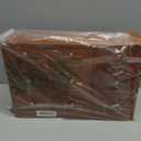 QWORK Desk Drawer Organizer, Wooden Vintage Apothecary Cabinet with 9 Drawers, Home Office & Tea & Dresser Bedroom Organization and Storage, Traditional Apothecary Cabinet (Brown)