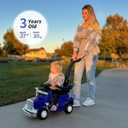 3-in-1 Ride on Push Car for Toddler 1-3 Year w/Handle&Music Blue, 34.65 inches x 14.17 inches x 34.25 inches