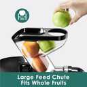 Fretta Juicer Machines, 3'' Wide Feed Chute Cold Press Juicer, Extractor de Jugos y Vegetales,High Juice Yield Masticating Juicers,BPA Free,Ideal Gift for Christmas and New Year