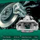 SCITOO Rear Left Brake Caliper With Bracket 18B5263 Compatible For Ford For Explorer 2011-2019,For Ford For Flex 2010-2014,For Ford For Taurus 2013-2019,For Lincoln For MKT 2010-2014