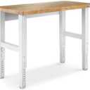 Gladiator 4' Adjustable Height Hardwood Workbench, GAWB04HW
