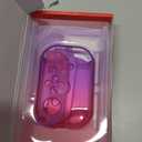 eXtremeRate PlayVital Unique Cover for Nintendo Switch, Protective Case Protector for Switch - Shock-absorbent Anti-Scratch Dockable Durable Hard Shell, Clear Atomic Purple Rose Red (NOT for Switch 2) | Unique Cover, Protector, for Switch, Shock-absorbent, Anti-Scratch, Dockable