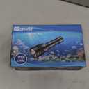Dive Light, 2000 Lumen Waterproof Flashlight with 5 Modes, Underwater Flashlight with Battery Power Indicator (GN-T45)