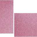 Greeting cards 6 pack, pink glitter
