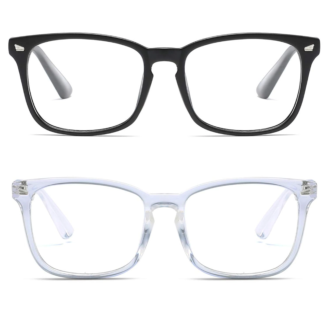 Unisex Stylish Square Non-Prescription Eyeglasses Clear Lens Glasses