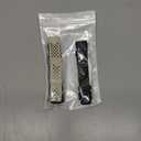 Maledan Compatible with Fitbit Charge 5/ Fitbit Charge 6 Bands Women Men, Breathable Sport Band Soft Waterproof Replacement Wristbands Strap for Fitbit Charge 5/ Charge 6 Advanced Fitness Tracker (Milk Tea/ Black/ Blue Gray)