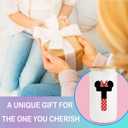 Cute Cartoon Mouse Lover Gifts Initial A-Z Personalized Iced Coffee Cup Magic Mouse Stuff Wizard Gift 16oz Glass Cup with Lid and Straws Birthday Christmas Gifts for Women Teen Girls ( Letter T)