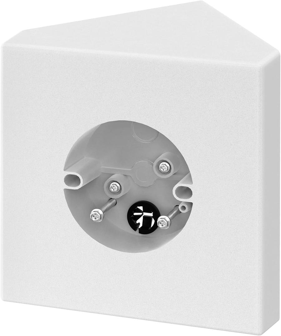 Fan Mounting Box, Ceiling Fan Mounting Bracket, Ceiling Fan Mounting Box, Ceiling Fan Mounting Kit, Fan Mounting Bracket, Fits cathedral Ceiling Angles of 80 or Up, White,1-Pack