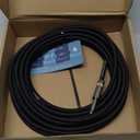 1/4 Instrument Cable 25 ft, 20AWG 99.99% OFC - A Must for Long Guitar Cable, Nylon Braided Anti-Kinking Kevlar-Reinforced, Neutrik REAN Connector, Shielded Bass Cord for Fender Electric Guitar