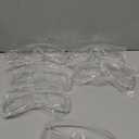 6Pairs Clear Safety Glasses with Transparent Frame Impact Resistant Protective Eyewear for Labs Factories Experiment Settings Lightweight Comfortable Design Enhanced