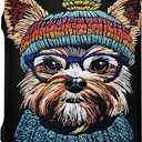 Luggage Cover Washable Suitcase Cover Suitcase Protector Anti-scratch Fits 22-24 Inch Luggage (Cute Dog, M)