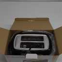 Toastmaster 2-Slice Cool Touch Toaster, black with stainless accent