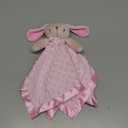 Pro Goleem Loveys for Babies Bunny Security Blanket Baby Girl Gifts Newborn Soft Pink Lovie for Infant and Toddler Snuggle Toy Stuffed Animal, Pink 16 Inch