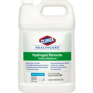 Clorox Healthcare Hydrogen Peroxide Cleaner Disinfectant Refill, Bleach Free, 128 Fluid Ounces 