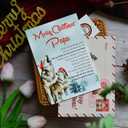 5 x Christmas Card for Papa, Grandpa Merry Christmas Greeting Cards with Envelope and Seal, Christmas Gift for Papa, Grandpa, Grandparents, Xmas Gift Ideas