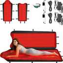 Full Body Red Light Therapy Mat with 3207 LEDs, 3-in-1 660nm & 850nm TPU Infrared Light Blanket, 74.8" x 36" Foldable Therapy Pad with Timer Controller Pulse Modes for Home Use 260W
