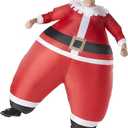 Morph Santa Inflatable Costume, Blow Up Santa Suit, Inflatable Santa Suit, Funny Santa Outfit, Santa Claus Inflatable Suit