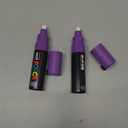 posca uni PC-7M Water-Based Paint Markers, Broad Tip (4.5-5.5mm), Violet, 2 Count