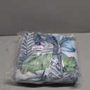 OAITE Duvet Cover Queen Size,Reversible Summer Leaf Green Duvet Cover Set with Zipper Closure, 3 Pieces Modern Patterns Soft Microfiber Bedding Set with 8 Ties(90*90,2 Pillow Cases)