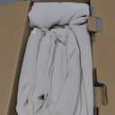 MIULEE Back Tab Cream Beige Curtains 108 Inch Long 2 Panels Set for Living Room Bedroom, Ivory Rod Pocket/Pinch Pleated Light Blocking Extra Long Thermal Insulated Room Darkening Blackout Drapes