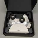 ManbaOne Interactive Screen Wireless Gaming Controller for PC/Switch/Switch 2/iOS/Android,Hall Effect Stick & Trigger,RGB Lighting,Remappable Buttons,1800mAh with Charging Dock (White)