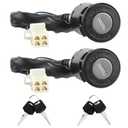 2 Pack Ignition Switch for Chinese ATV for Coolster Taotao Sunl Apollo, 4 Wire Pin Ignition Switch Key Set for 50cc 70cc 90cc 110cc 125cc 150cc 200cc 250cc Scooters and Dirt Bikes