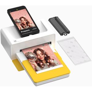 KODAK Dock Plus 4x6'' Photo Printer, 10 Sheets, Docking & Bluetooth Smartphone Printer for iPhone & Android, Instant Color Prints, 4PASS Dye Sublimation