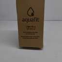 AQUAFIT 1 Gallon Water Bottle with Time Marker - Straw & Chug Lid - BPA Free Gym Water Bottle with Straw - Big Gallon Jug (Aqua, 128 oz - 2 Lids)